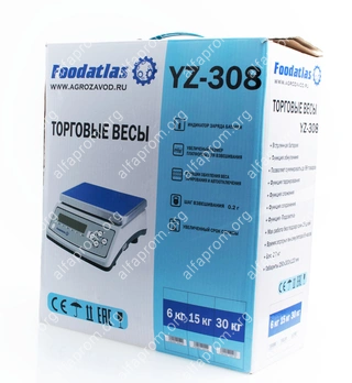 Торговые весы Foodatlas 15кг/1гр YZ-308