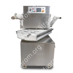 Полуавтоматический запайщик лотков ротационного типа (4 лотка,187*137*120) HVT-450R (нерж.)