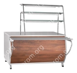 Прилавок для горячих напитков Abat ПГН-70Т-01 кашир.