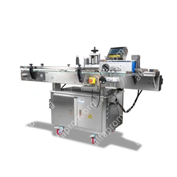 Напольный автоматический этикетировщик для круглой тары с датером HLMT-200D