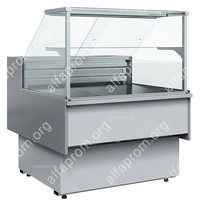 Витрина холодильная Carboma GC110 SM 1,25-1 0011-9006 (статика, с боковинами)