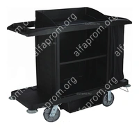 Тележка гостиничная Rubbermaid FG618900BLA