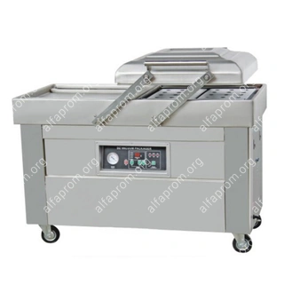 Напольная двухкамерная вакуум-упаковочная машина DZQ-500/2SB SS Напольная двухкамерная вакуум-упаковочная машина DZQ-500/2SB SS