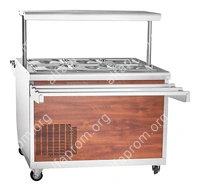 Прилавок-витрина Abat ПВВ(Н)-70ПМ-НШ кашир.