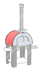 Печь для пиццы дровяная Vesta 2