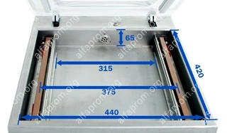 Вакуумный упаковщик DZQ-400/2F Foodatlas Eco