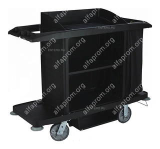 Тележка гостиничная Rubbermaid FG618900BLA Тележка гостиничная Rubbermaid FG618900BLA